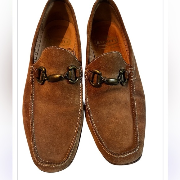BARRETT Made In Italy Brown 
Suede Horsebit Loafers Sz 9 1/2 Men main image 8